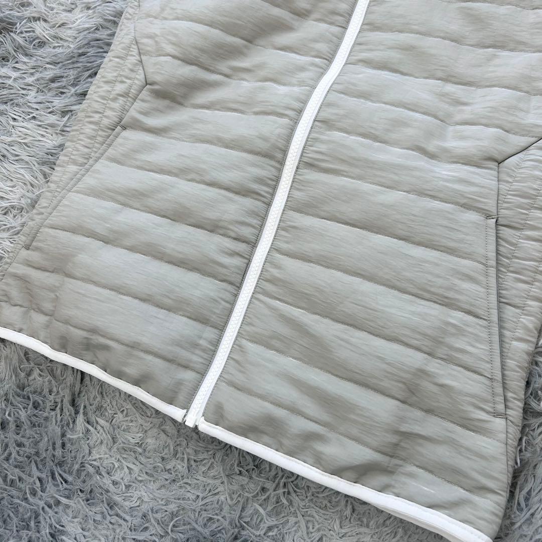 超美品　プーマゴルフ　セットアップ　中綿ベスト　スカート　リバーシブル　ホワイト