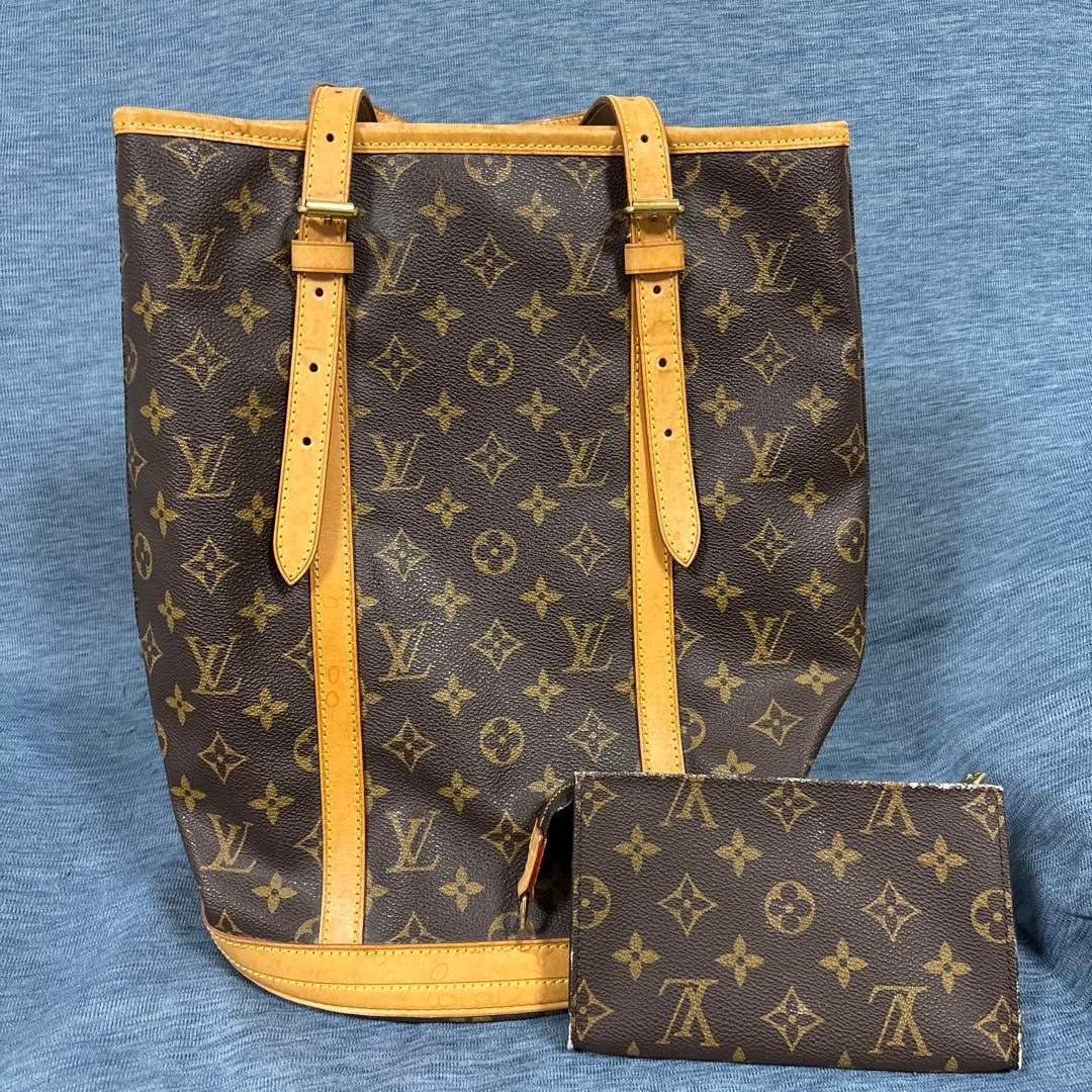ルイ・ヴィトン トートバッグ バケット モノグラム バケツ型