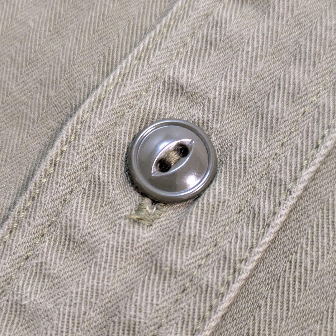 SASSAFRAS ササフラス ヘリンボーン ワーク ジャケット カバーオール