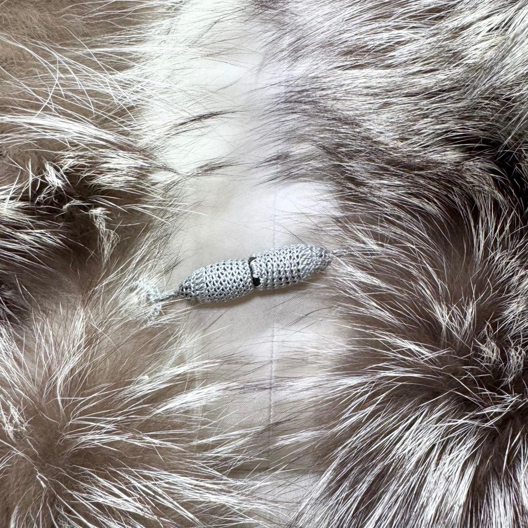 美品　SAGA FOX  シルバーフォックス　ショール　金タグ　成人式