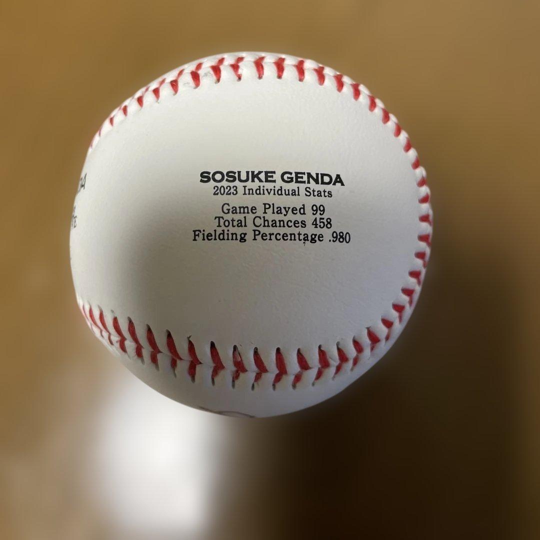 西武ライオンズ　源田壮亮　ゴールデングラブ賞受賞記念直筆サイン入りボール BBM