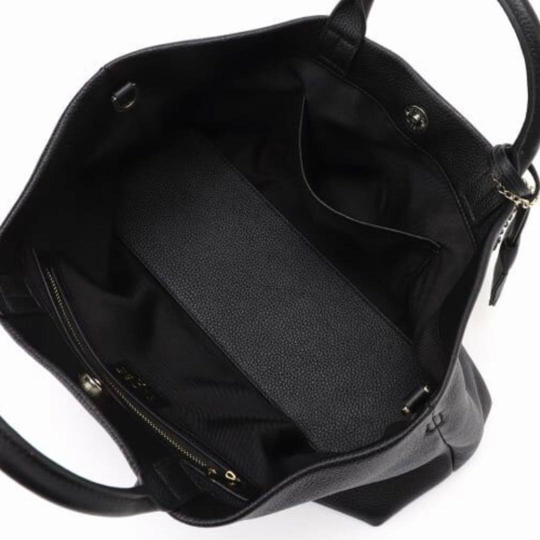 slobe iena スローブイエナ　レザートートバッグ　ブラック