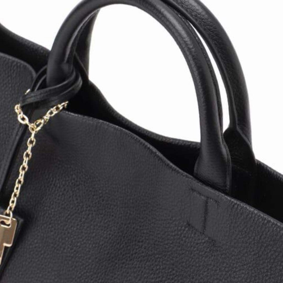 slobe iena スローブイエナ　レザートートバッグ　ブラック