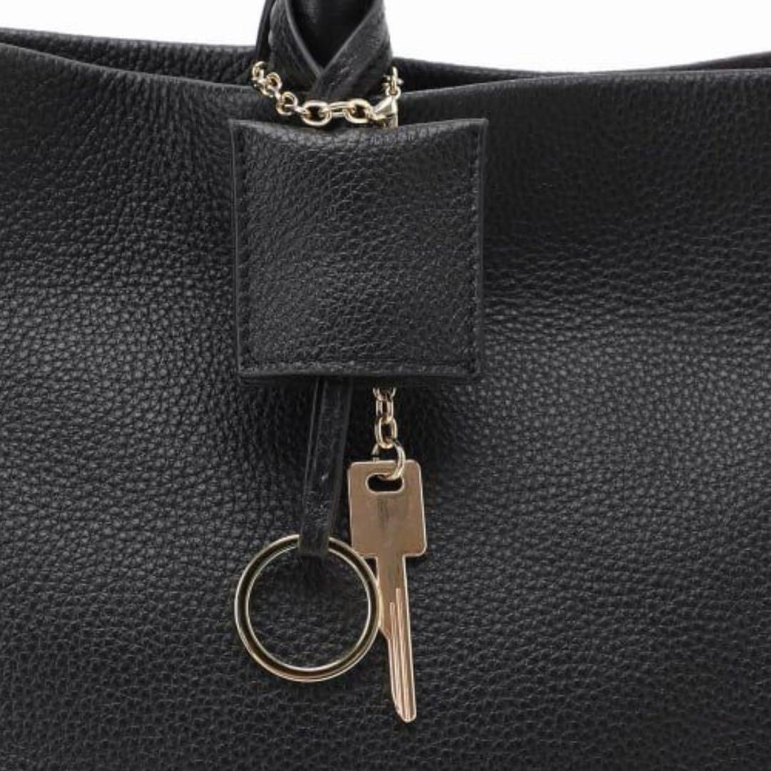 slobe iena スローブイエナ　レザートートバッグ　ブラック