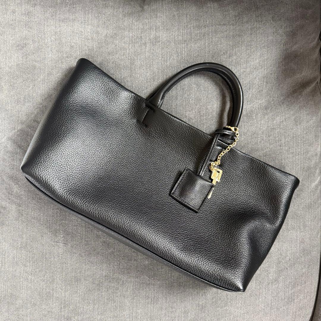 slobe iena スローブイエナ　レザートートバッグ　ブラック