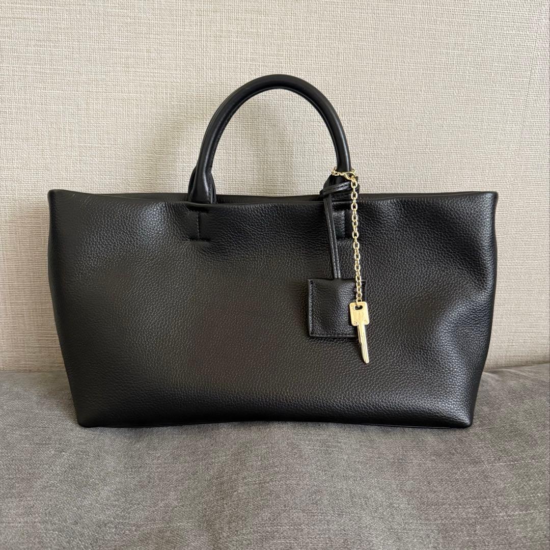 slobe iena スローブイエナ　レザートートバッグ　ブラック