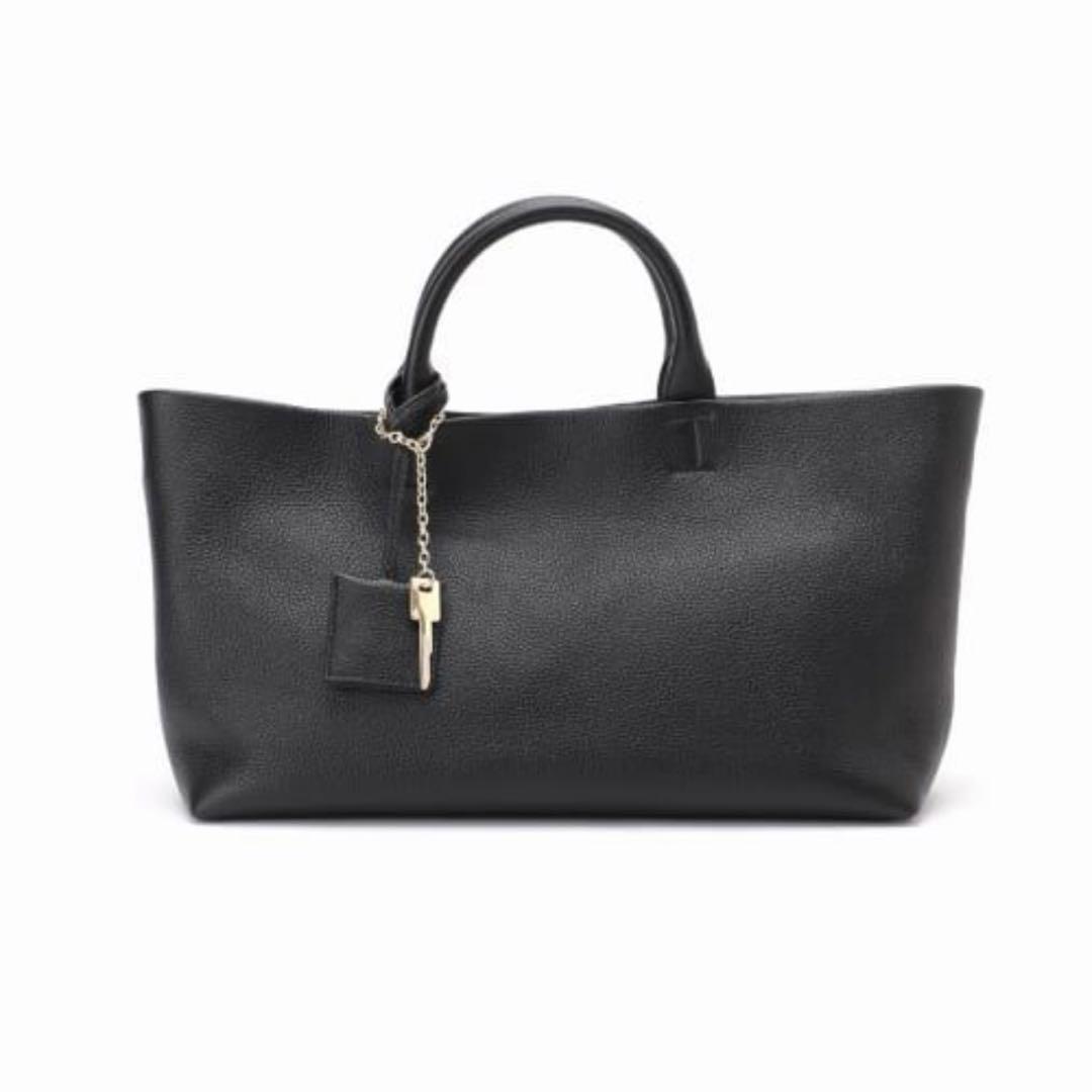 slobe iena スローブイエナ　レザートートバッグ　ブラック