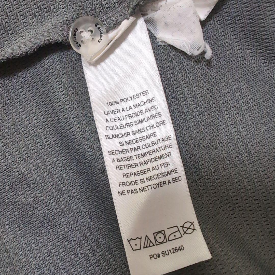 Callaway キャロウェイ グレー ポロシャツ ゴルフウェア Mサイズ