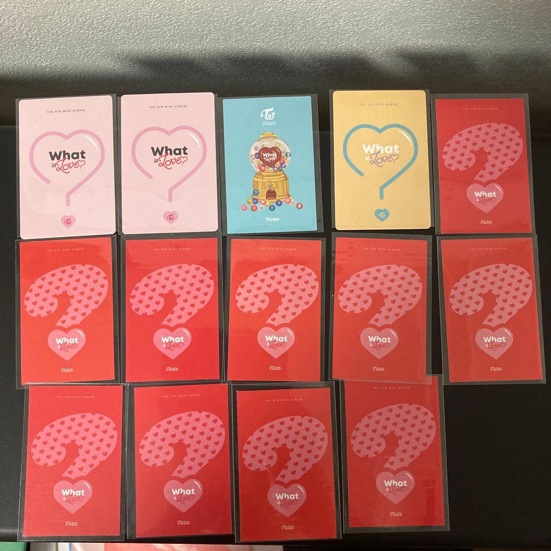 TWICE ツウィ　トレカ　コンプWhat is love? トレカ　14枚