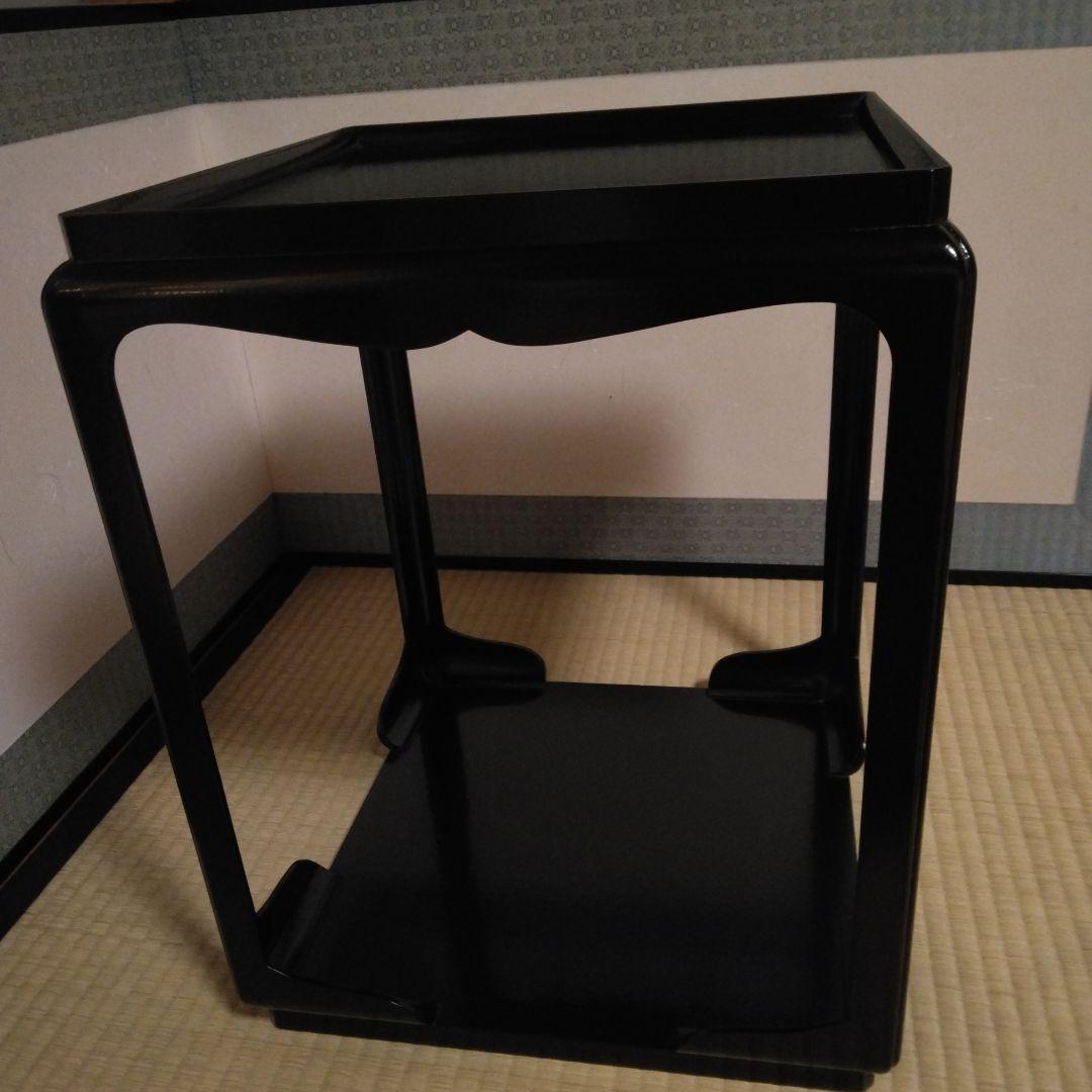 高麗卓 真塗 木製 茶道具