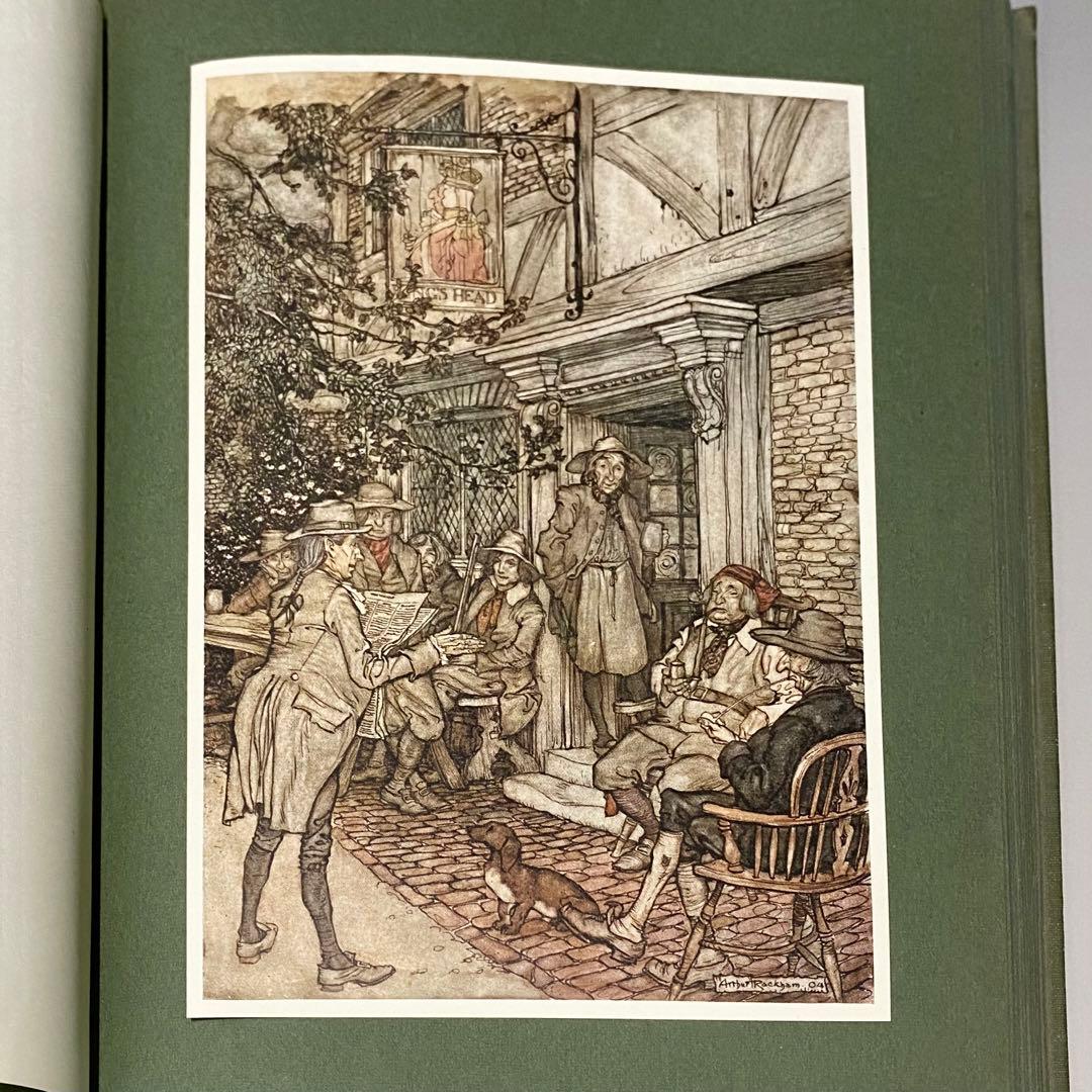 アーサー ラッカム リップ ヴァン ウィンクル 挿絵51枚 1908年 古書