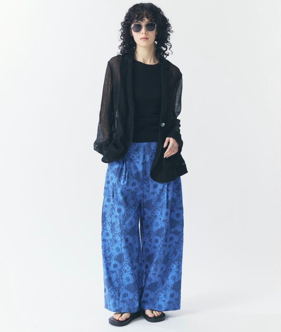 Curensology カレンソロジー　リバティカーゴパンツ　今期　ブルー