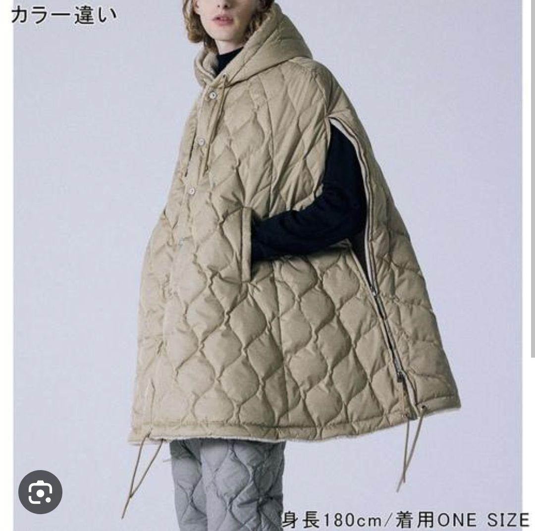 TAIONミリタリー ダウンケープ(TAION-CPML-1)