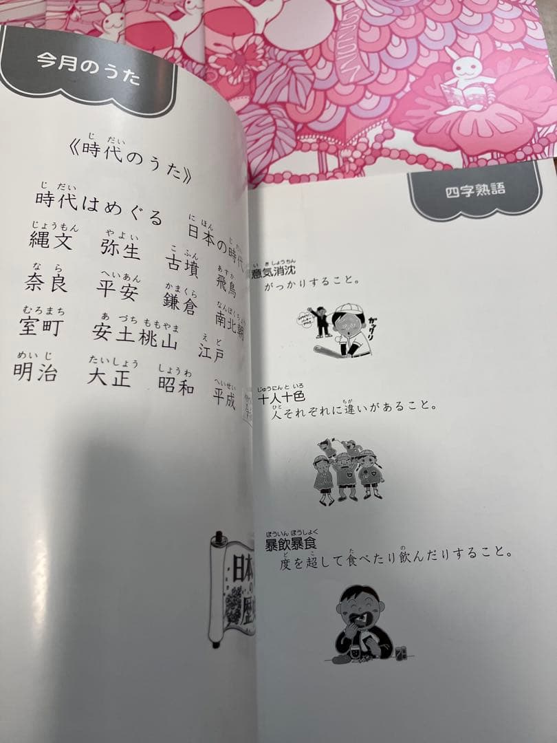 しちだ式　知育教材　モマン　MOMEN 4月から3月まで一年分