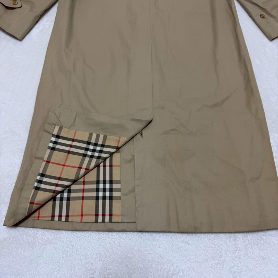 良品✨Burberry バーバリー　ステンカラーコート　ノバチェック　9AB2