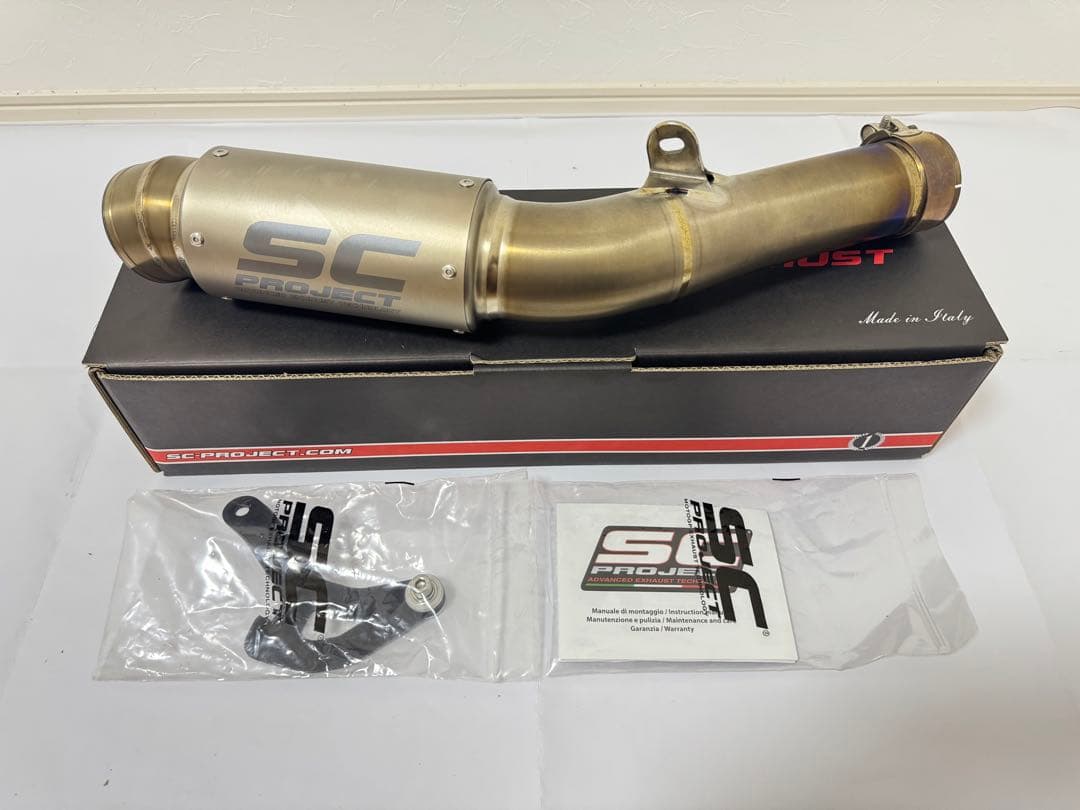 CBR100ORR-RスリップオンマフラーSCプロジェクト排気デバイスキャンセラ