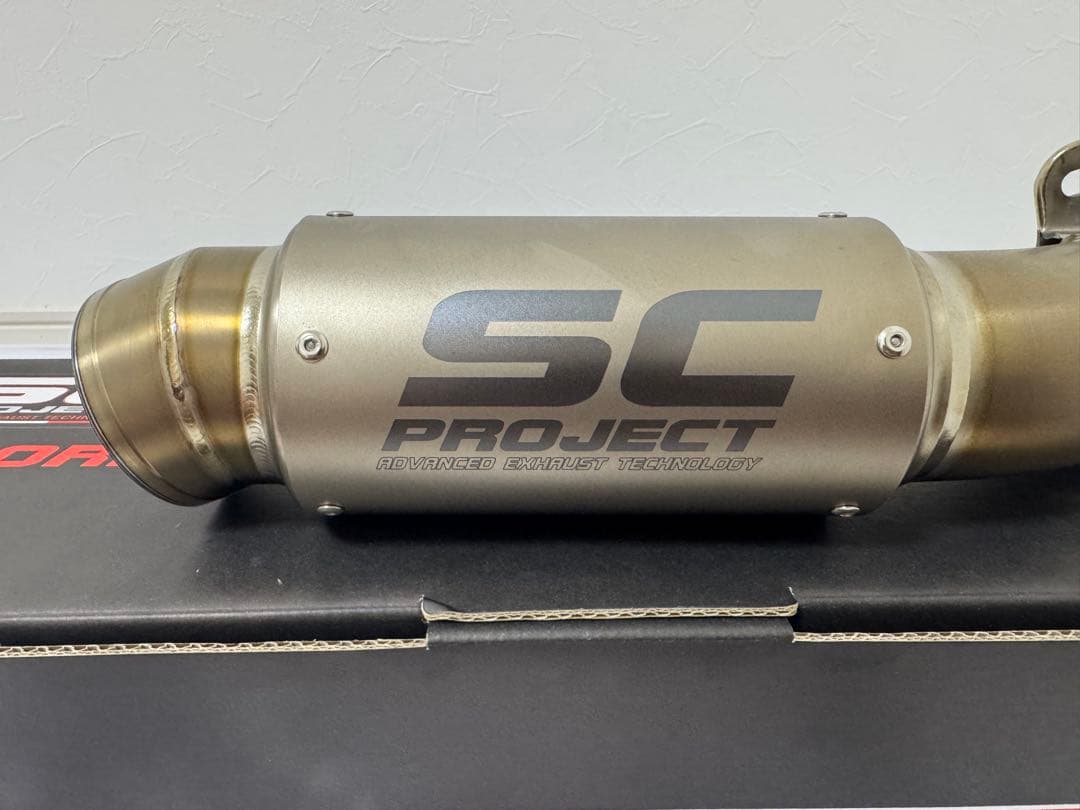 CBR100ORR-RスリップオンマフラーSCプロジェクト排気デバイスキャンセラ