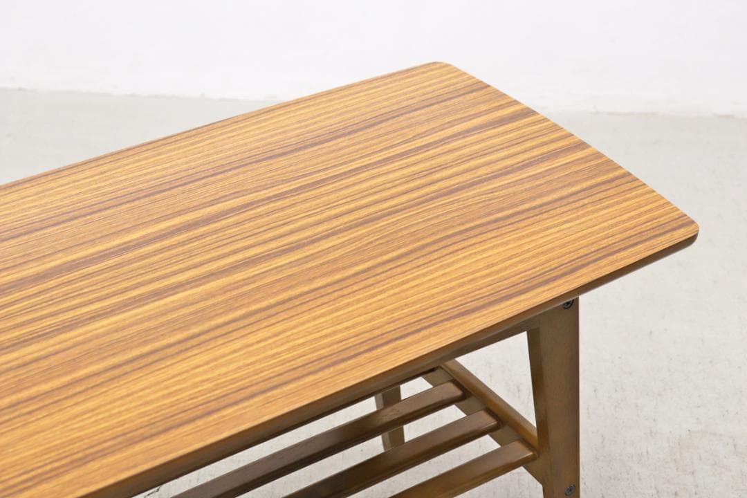 カリモク60 リビングテーブル センターテーブル レトロ メラミン化粧板