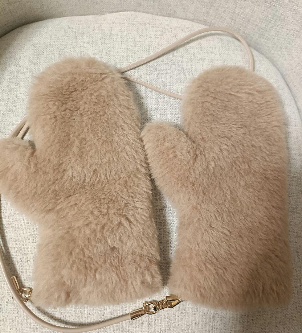 MaxMara マックスマーラ テディミトン　手袋　S/M
