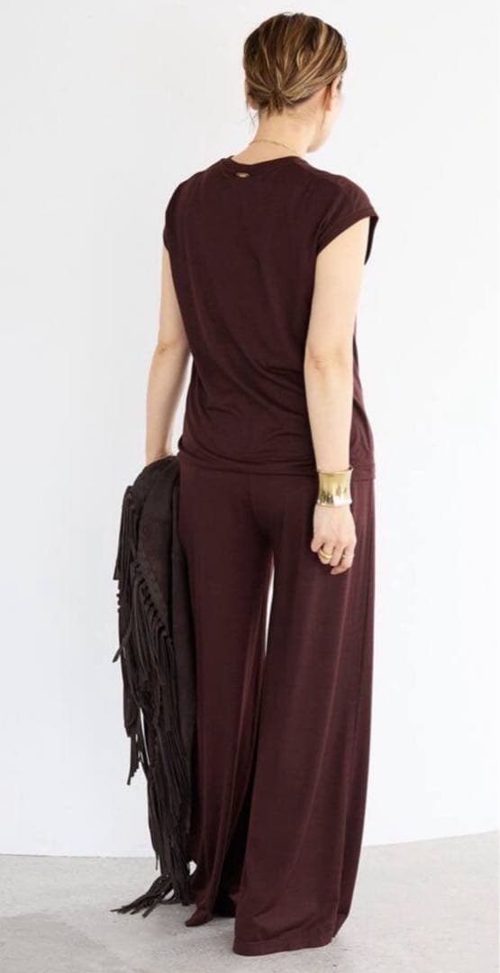 Deuxieme Classe Prime wool jersey タンクトップ