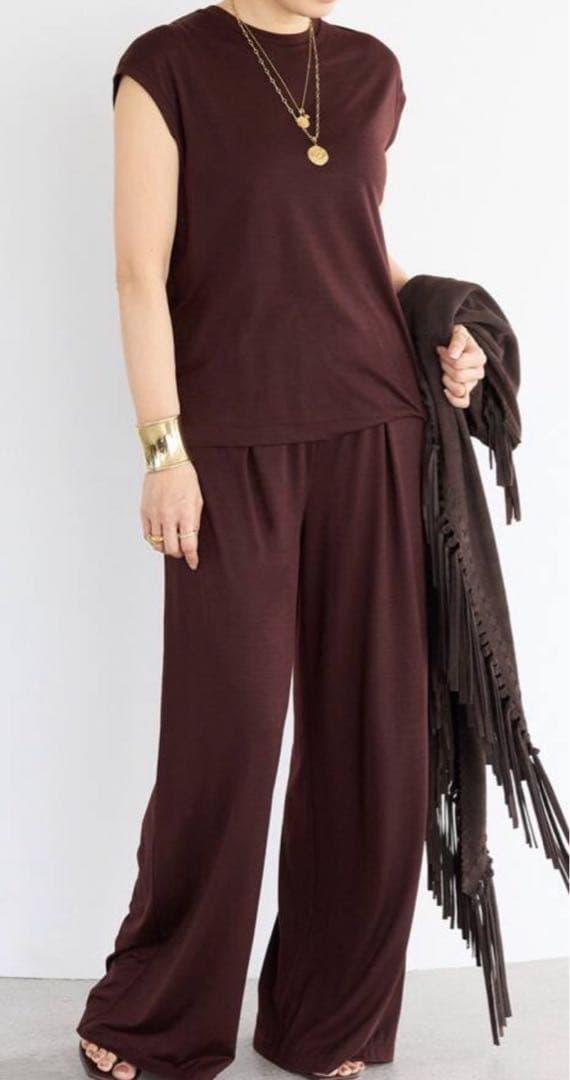 Deuxieme Classe Prime wool jersey タンクトップ