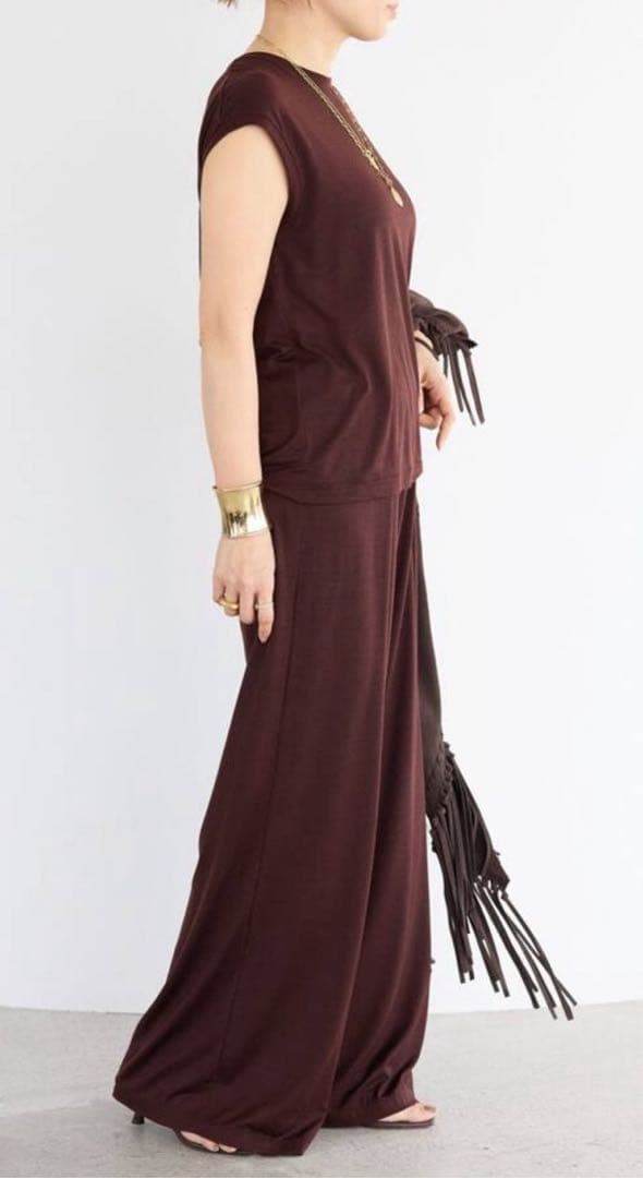 Deuxieme Classe Prime wool jersey タンクトップ