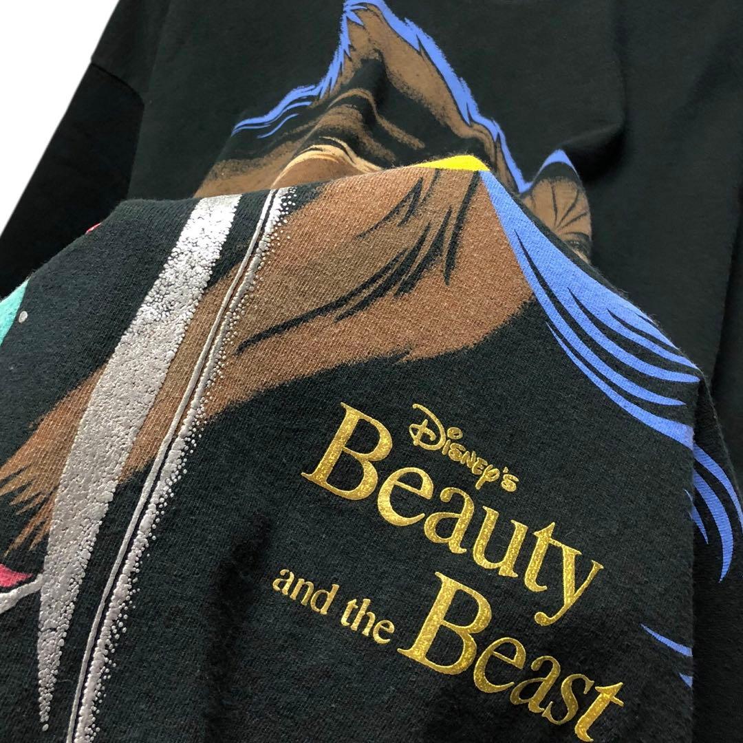 カ*ズ様 90s 美女と野獣 Tシャツ Disney
