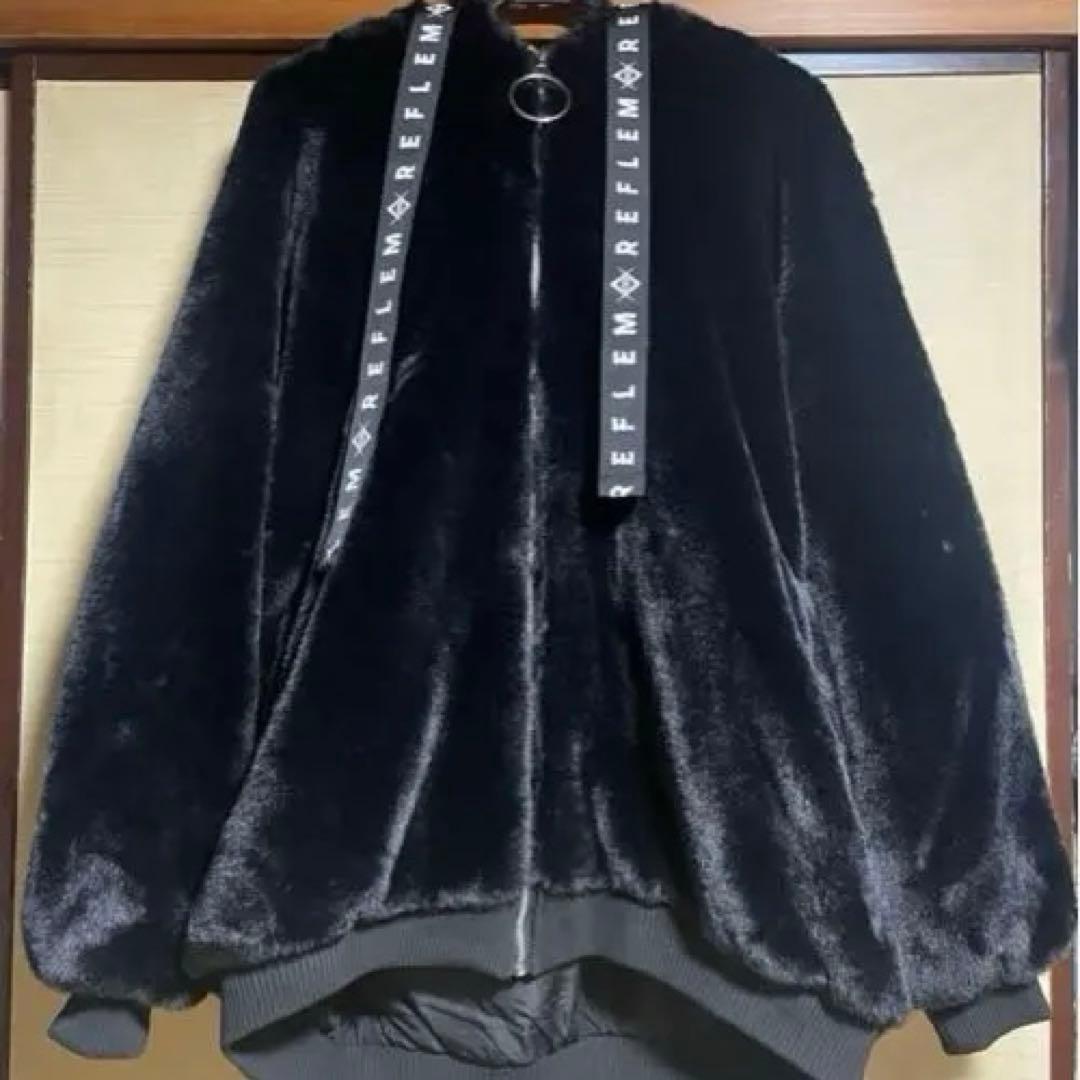 レフレム うさ耳ファー 黒