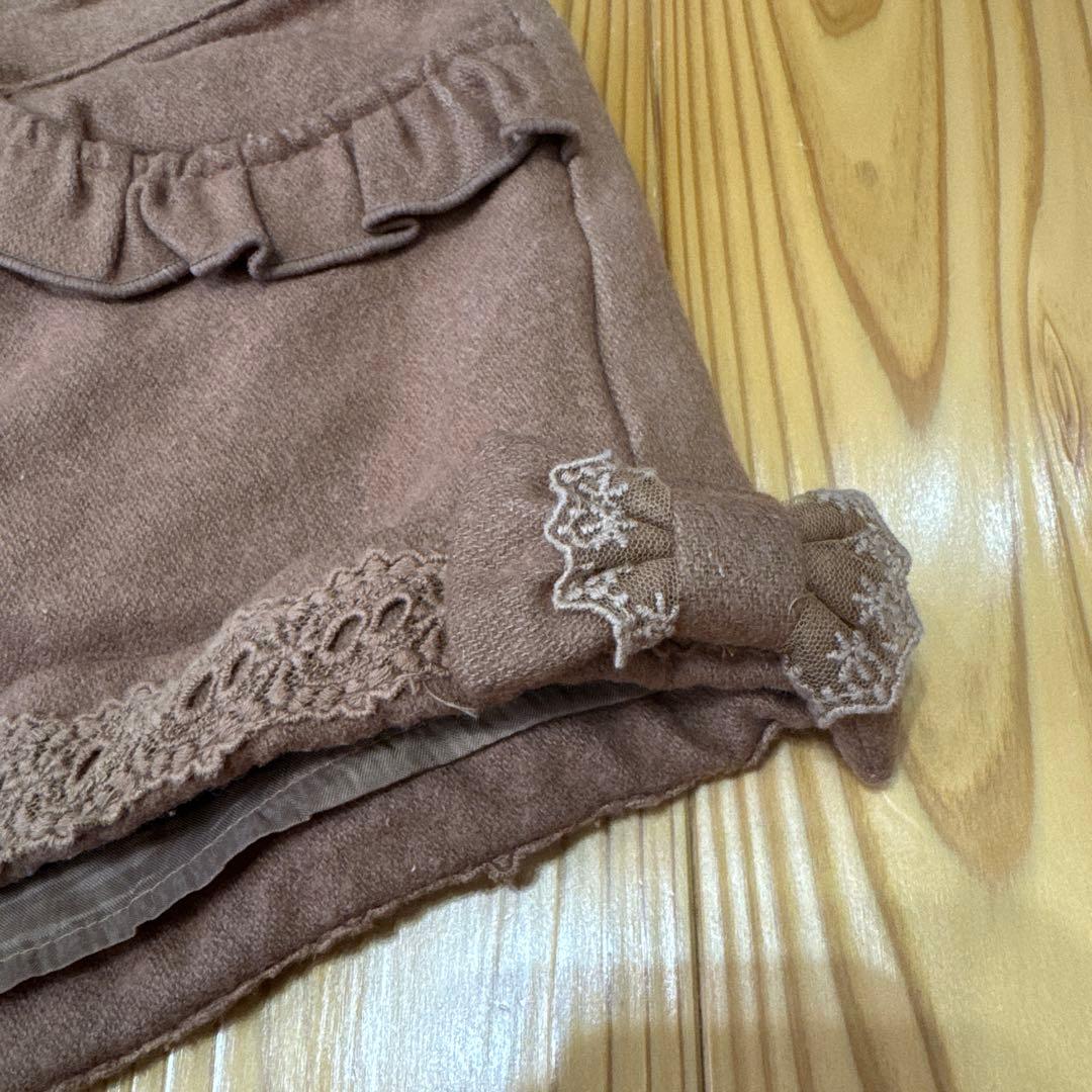 ☆希少☆ LIZ LISA ブラウン フリル付きショートパンツ