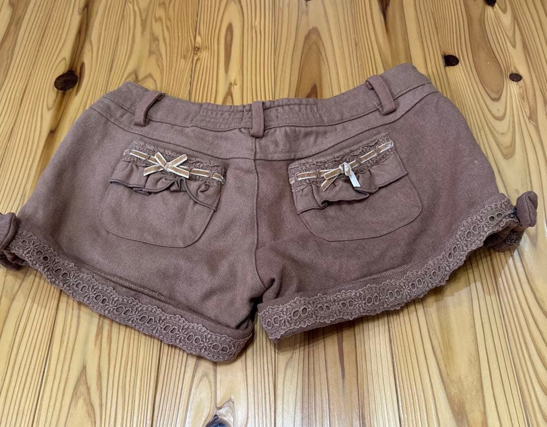 ☆希少☆ LIZ LISA ブラウン フリル付きショートパンツ