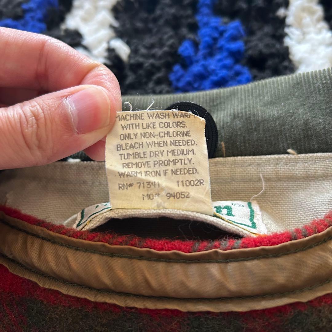 串*ツ様 80~90s USA製 L.L.Bean ウールライナー ハンティング