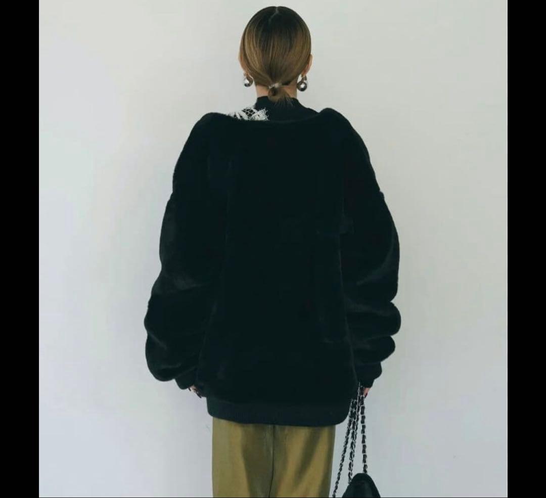 ANDREA&Co. ファーコート　ブラック