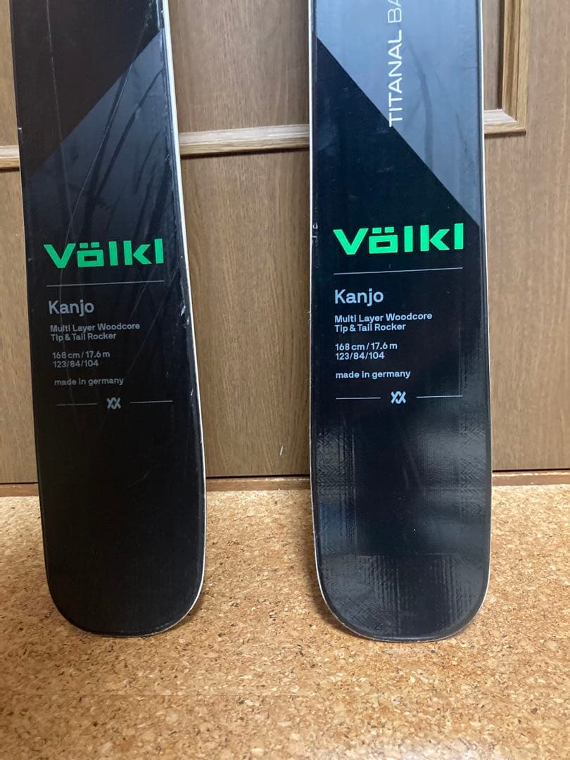 VOLKL KANJO 168cm セミファットスキー