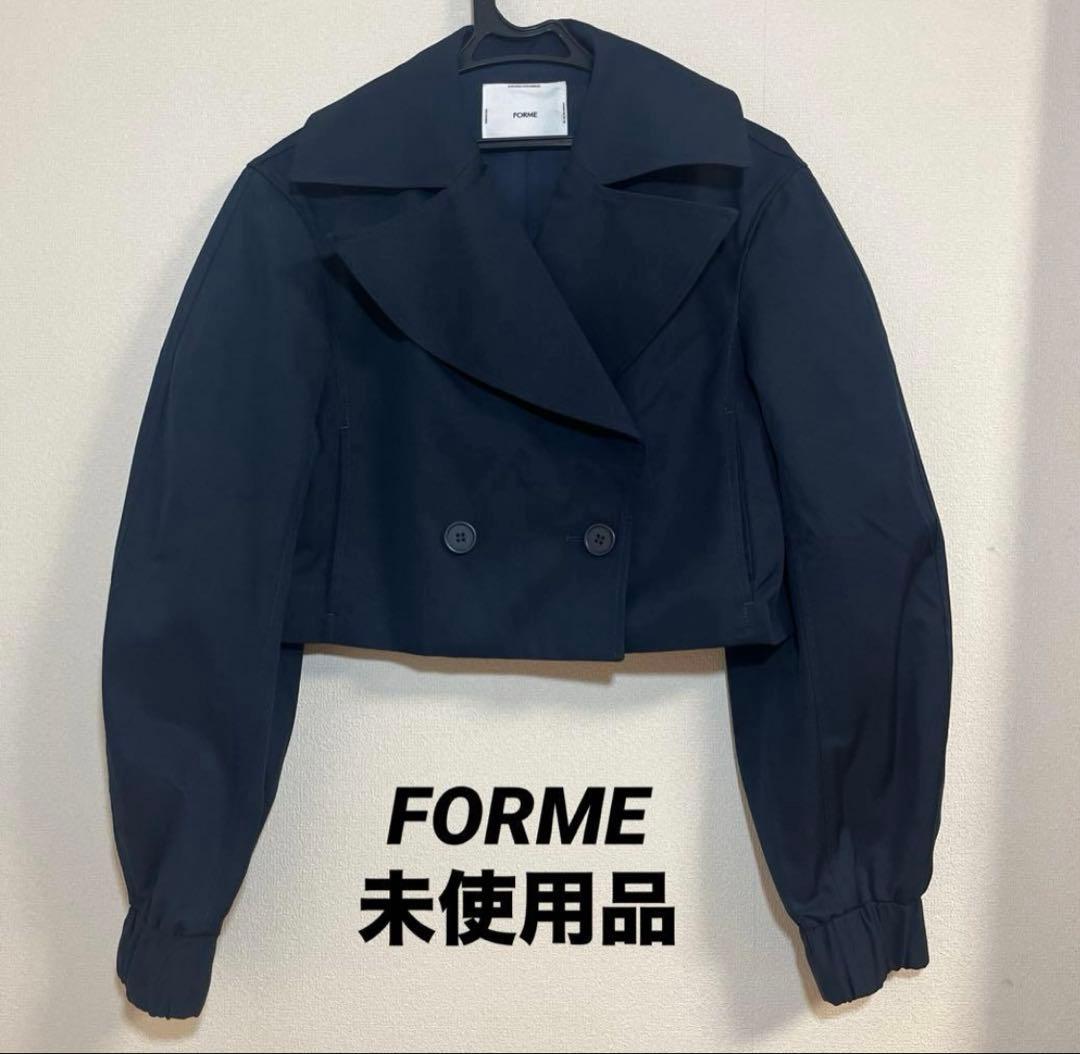 未使用　FORME ショートトレンチコート