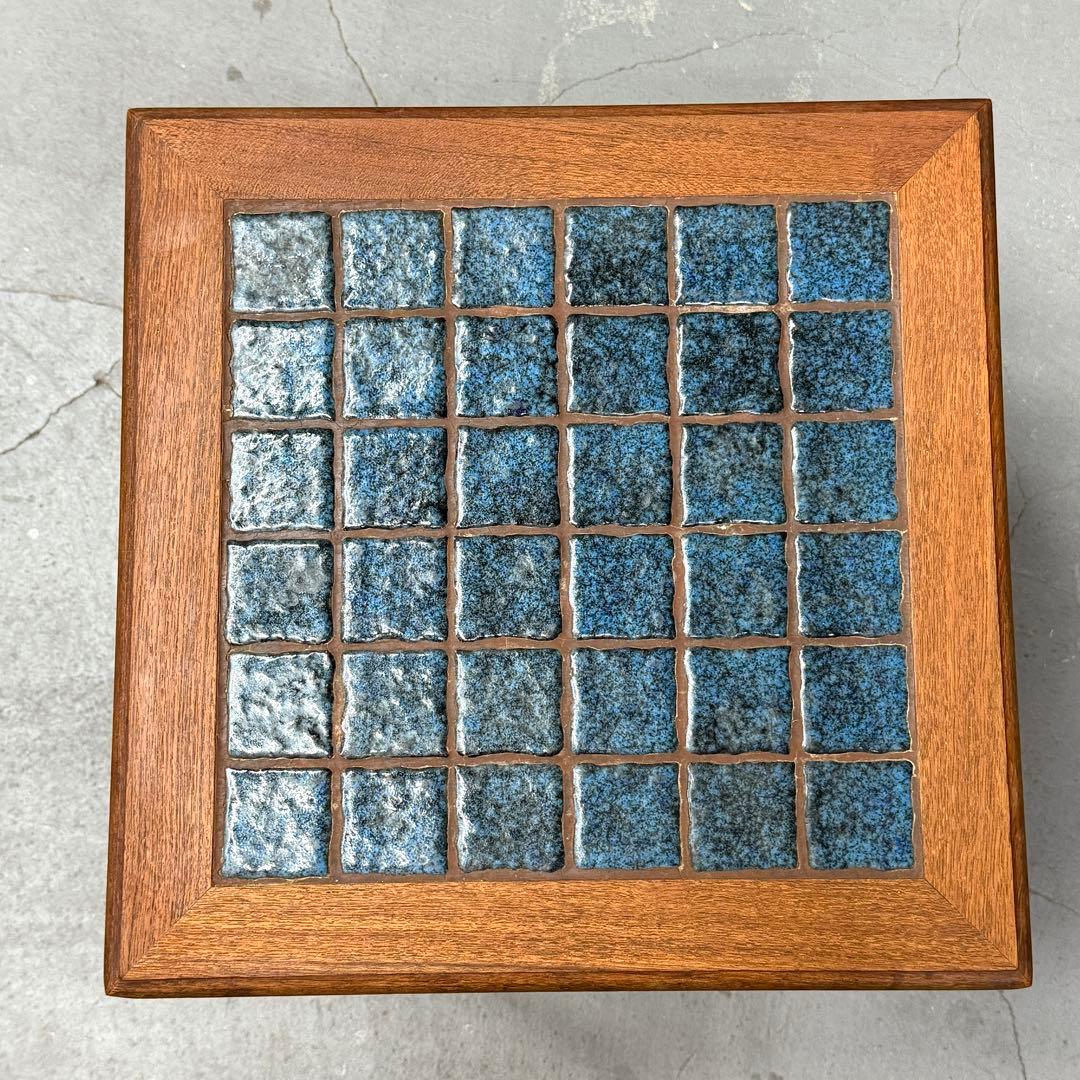 北欧デンマーク ヴィンテージ タイルトップ テストテーブル (502)