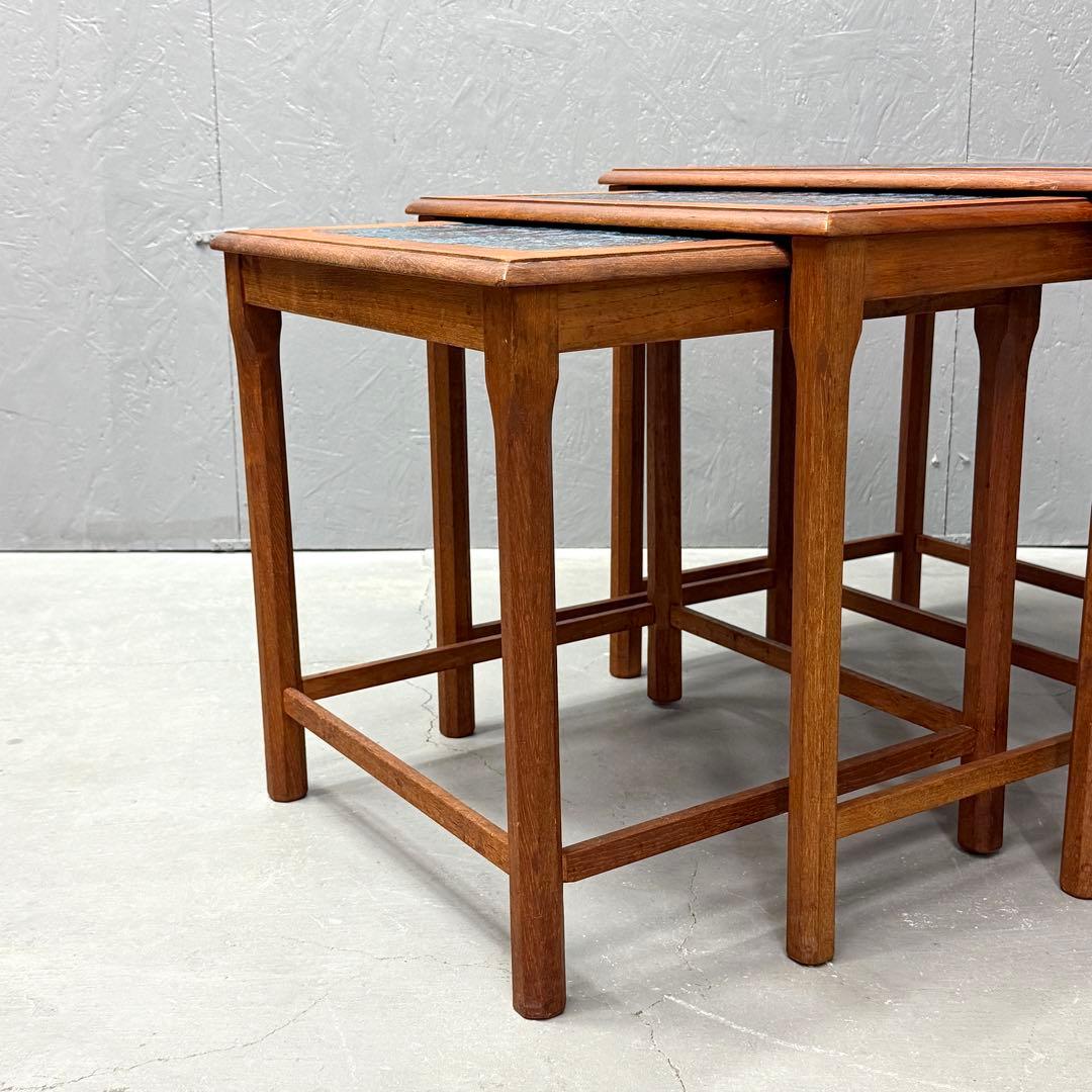 北欧デンマーク ヴィンテージ タイルトップ テストテーブル (502)