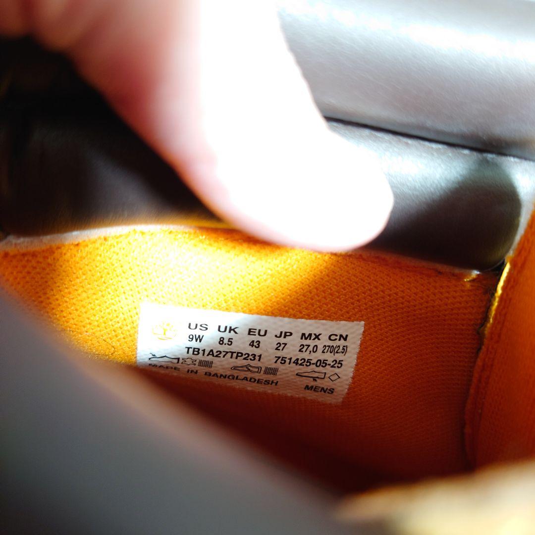 美品 Timberland 6インチプレミアムブーツ 27cm イエローブーツ