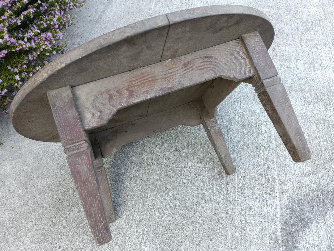 木製「茶ぶだい」　珍品　骨董品　コレクション　インテリア