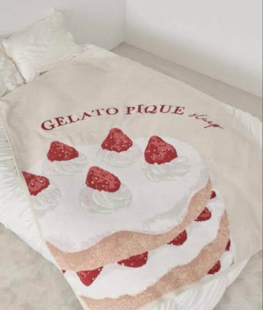 ジェラートピケ gelato pique ジェラピケ ケーキ柄 マルチカバー