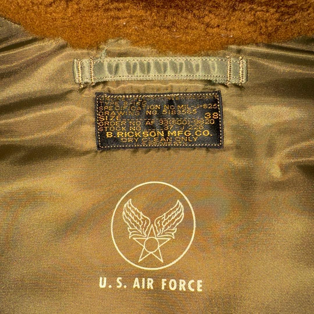 バズリクソンズ B15C 38 フライトジャケット オリーブ ファー襟付き