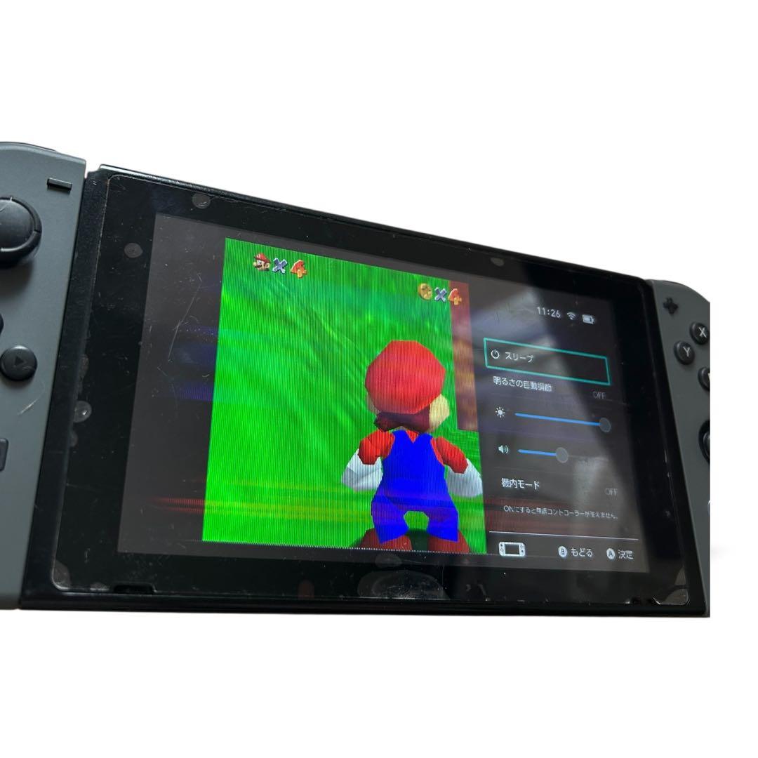 Nintendo Switch本体＋ドック 訳あり 画面線あり 傷多め 動作OK