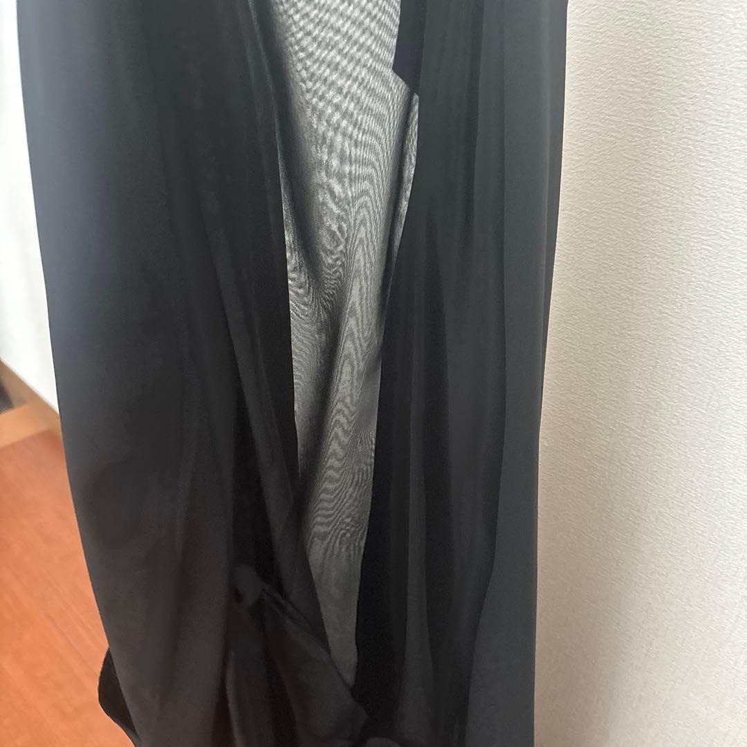 HERMES　エルメス　薄手トレンチコート　40　ブラック