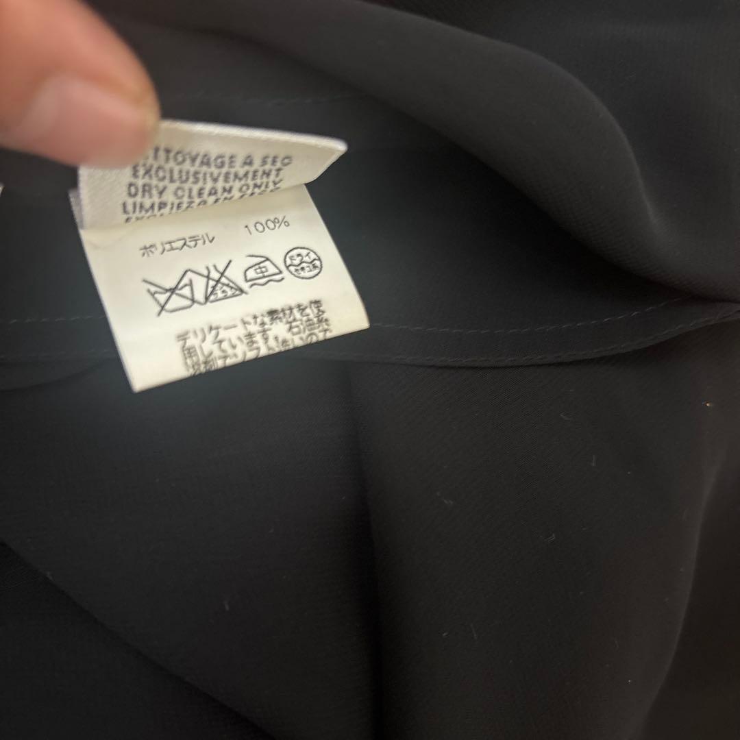 HERMES　エルメス　薄手トレンチコート　40　ブラック