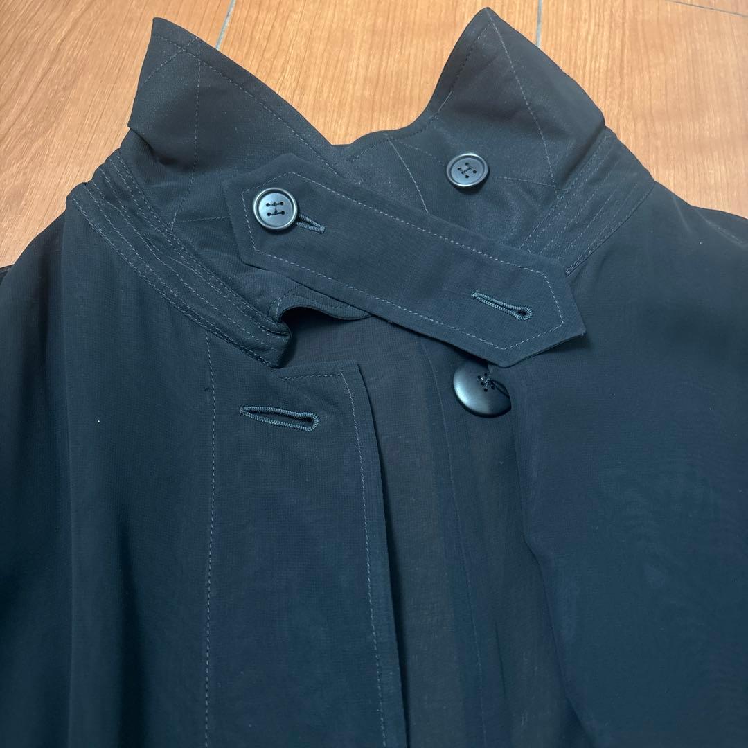 HERMES　エルメス　薄手トレンチコート　40　ブラック