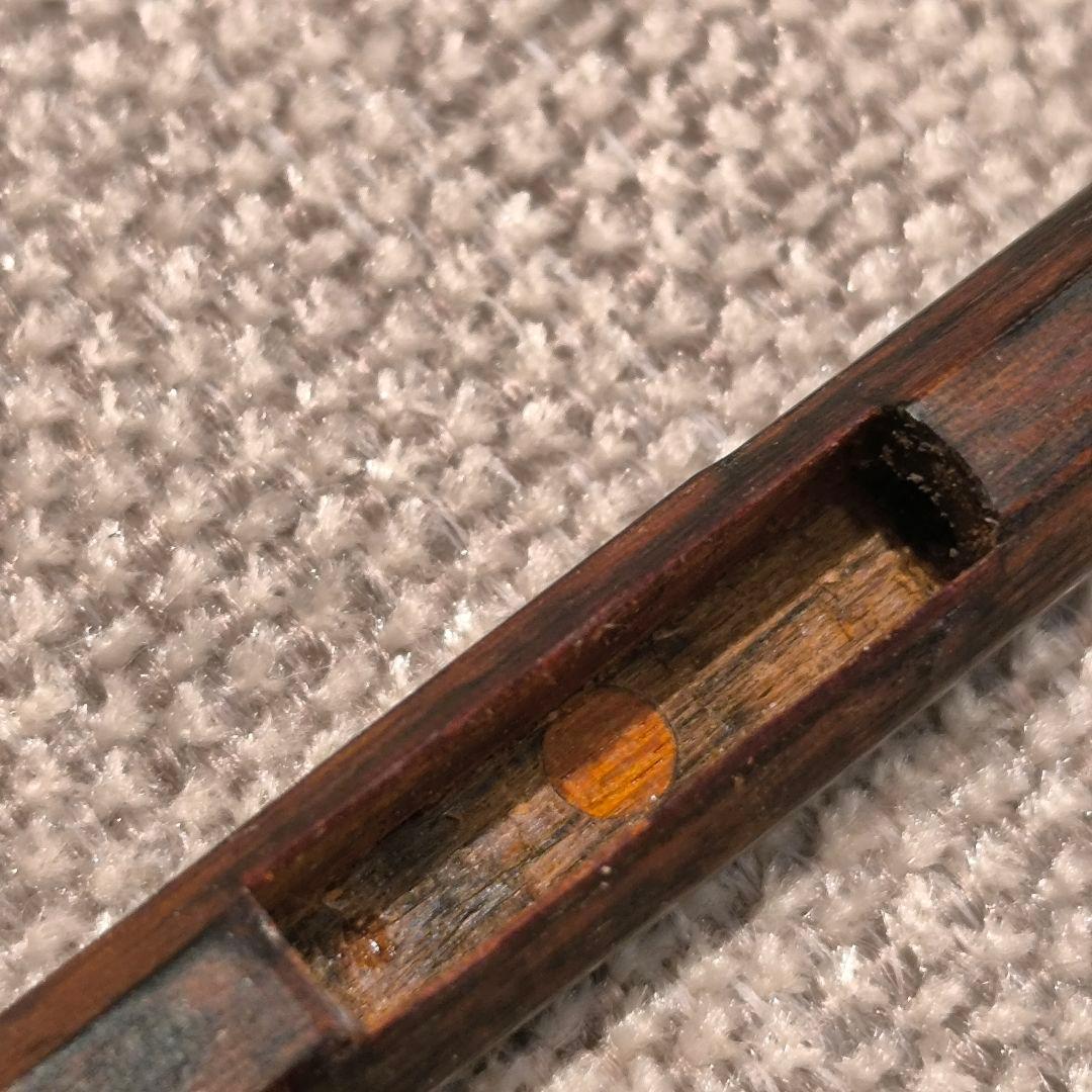 【オールド】バイオリン弓 4/4 フェルナンブーコ材 無刻印 スティック修復済