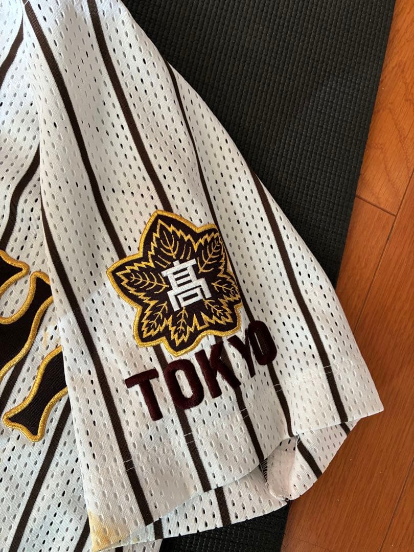 国士舘高校 野球部 公式戦ユニフォーム上下 選抜出場タオル付き