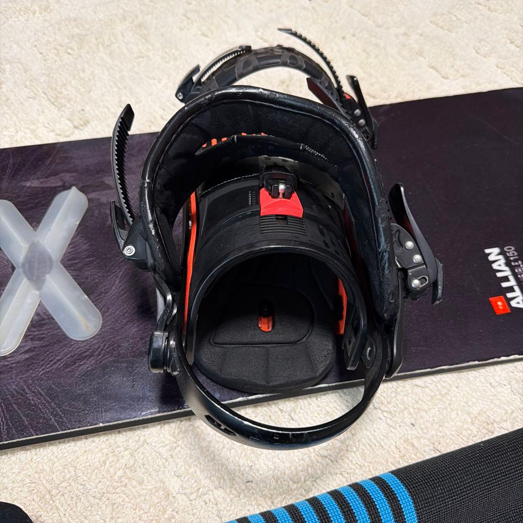 ALLAIAN スノーボード　RIDE ビンディング　セット　150cm