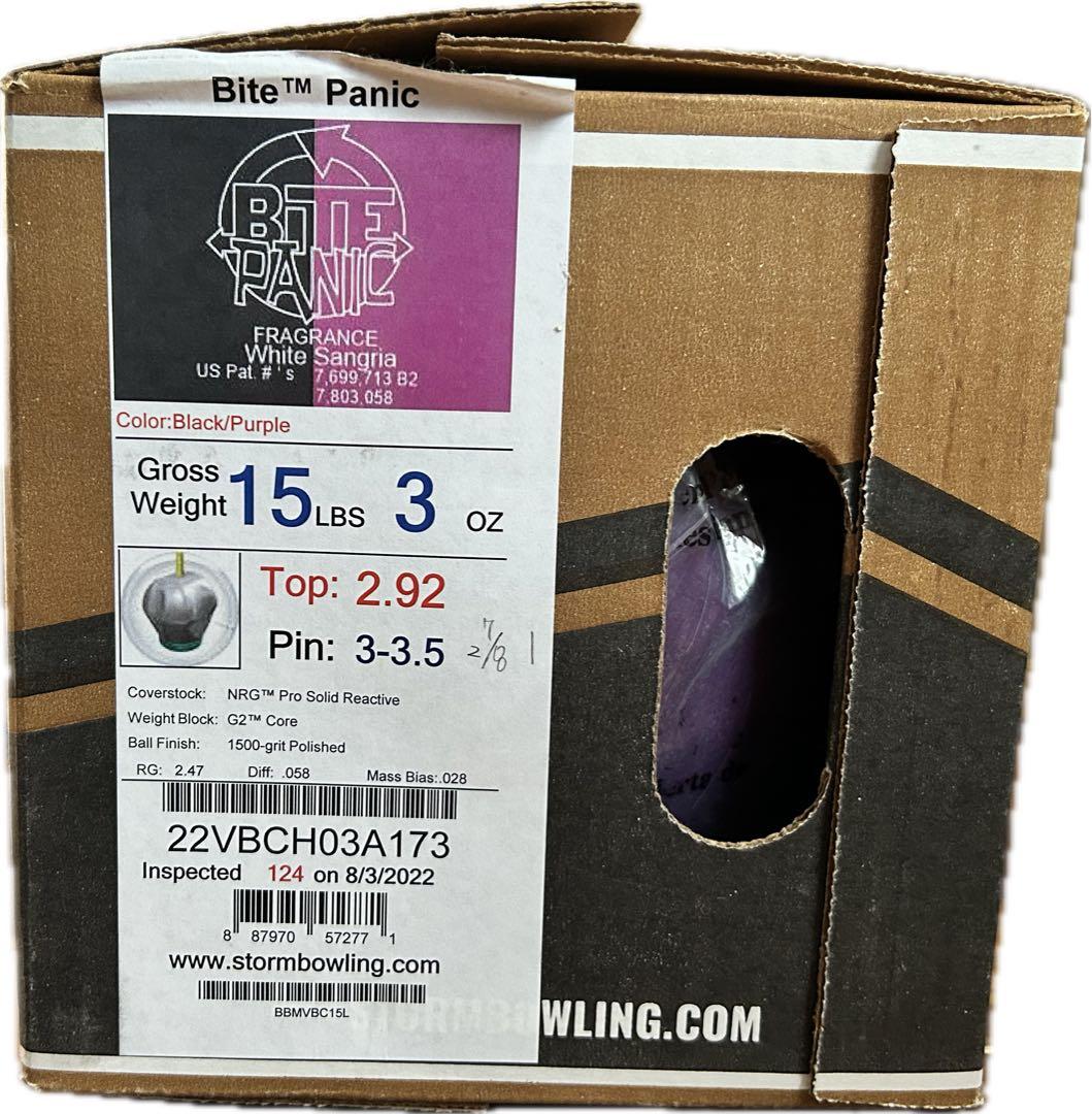 【美品】バイトパニック 15ポンド storm ハイスポーツ