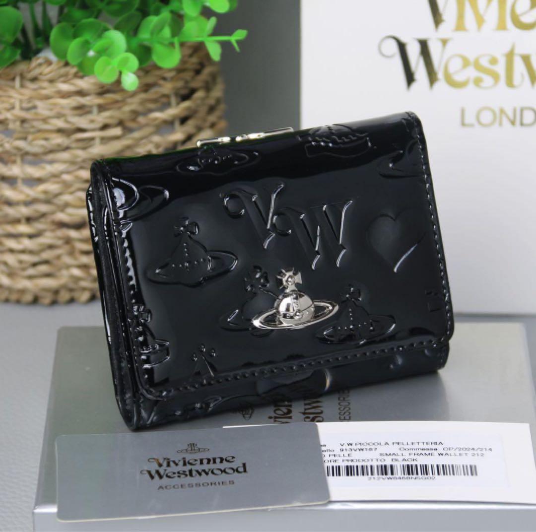 Vivienne Westwood ヴィヴィアン 三つ折り財布 レザー,&