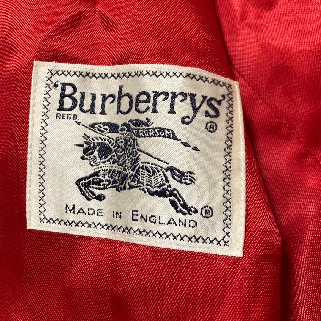 Burberrys デッドストック 新品未使用 赤ブレザー 金ボタン 英国製